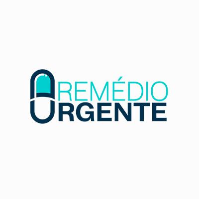 Logo Remédio Urgente criada pela TTG Sistemas